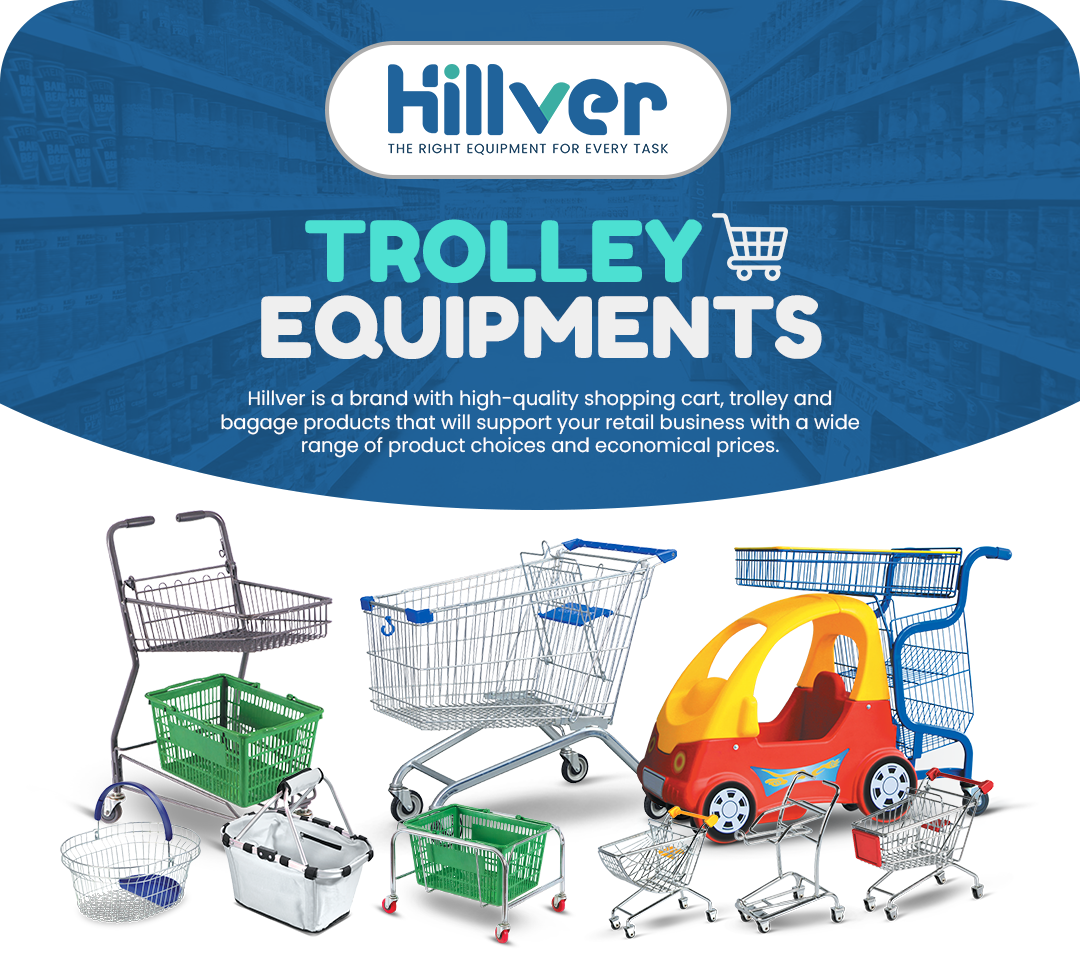 Jual Hillver Shopping Trolley Equipments